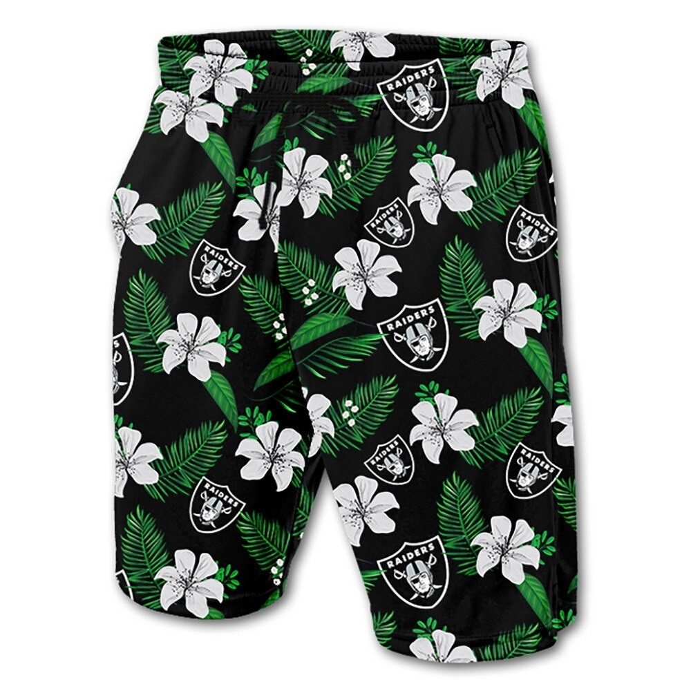 Las Vegas Raiders Cool Summer Hawaiian Shorts Gift For Fans