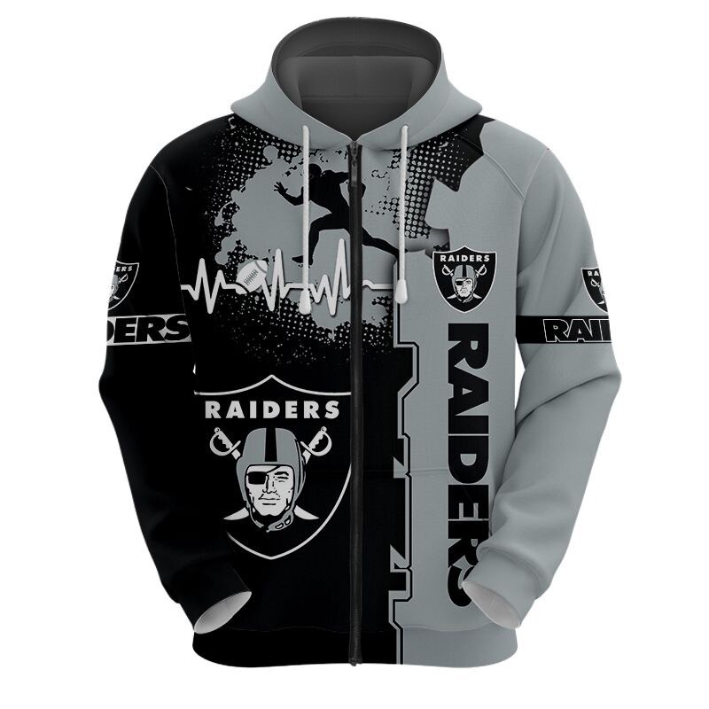 Tampa Bay Buccaneers Hoodie Graphic Heart Ecg Line - Reallgraphics