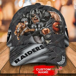 Las Vegas Raiders Logo Pattern14 3D Printing Baseball Cap Classic Hat Skull  Metal 3D Classic Cap Gift For Fan Football Lovers in 2023