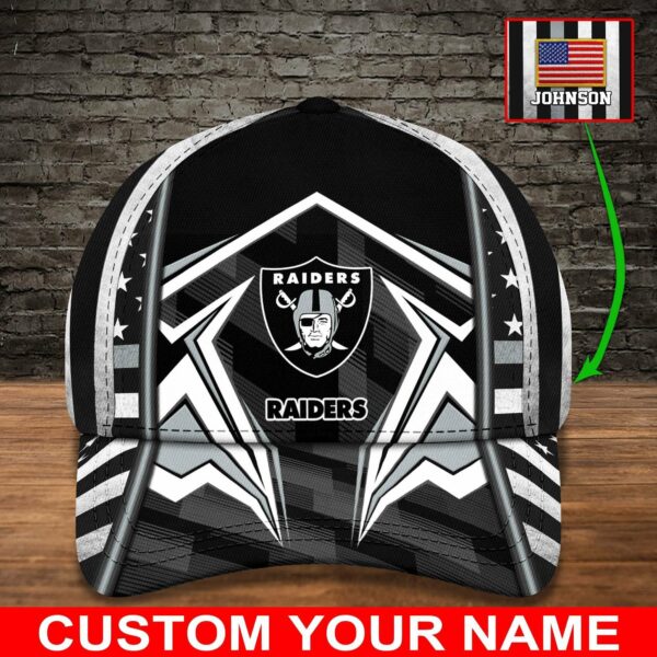 OAKLAND RAIDERS NFL PERSONALIZED CAP Men Women