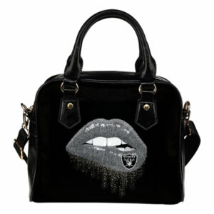 Beautiful Lips Elegant Logo Oakland Raiders Shoulder Handbags