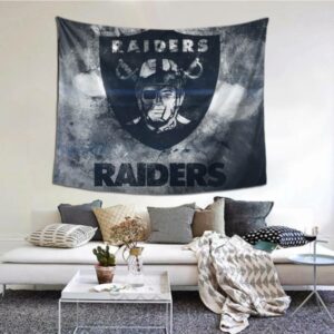 Custom Las Vegas Raiders tapestry Home Decoration For Outdoor Use