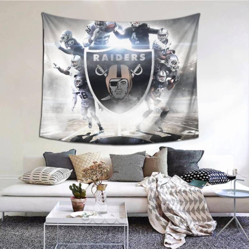 Durable NFL Las Vegas Raiders tapestry For Beach Shawl -  Raidersfanworld.com