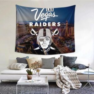 NFL Dorm Decor Las Vegas Raiders tapestry For Living Room Bedroom