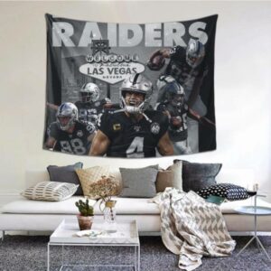 Fashion Wall NFL Las Vegas Raiders tapestry Home Decoration For Your Indoor