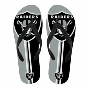 Great Oakland Raiders Fan Gift Two Main Colors Flip Flops
