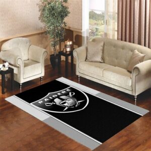 las vegas raiders colors Living room carpet rugs