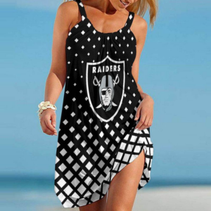 Las Vegas Raiders Limited Edition Summer Women Beach Dress