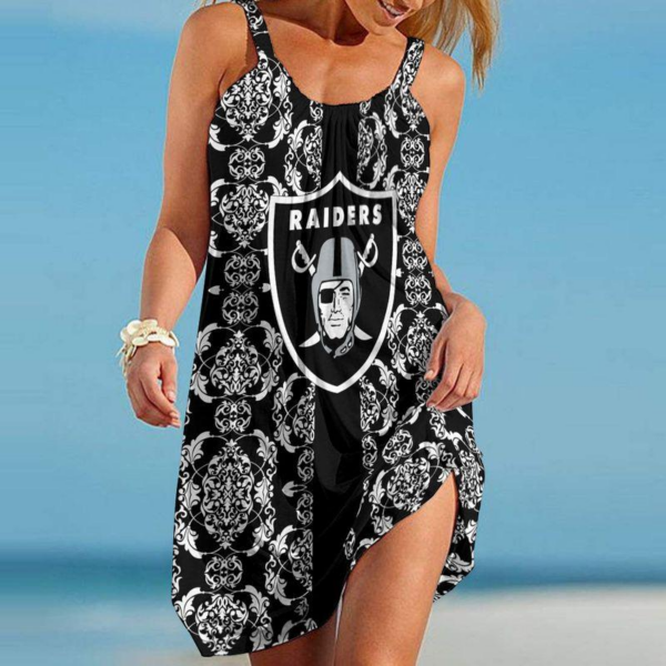 Women Las Vegas Raiders Limited Edition Summer Beach Dress