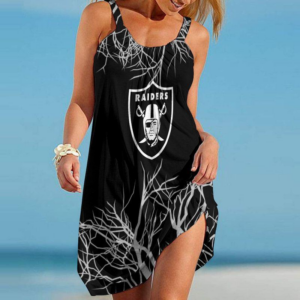 NFL Las Vegas Raiders Limited Edition Summer Beach Dress