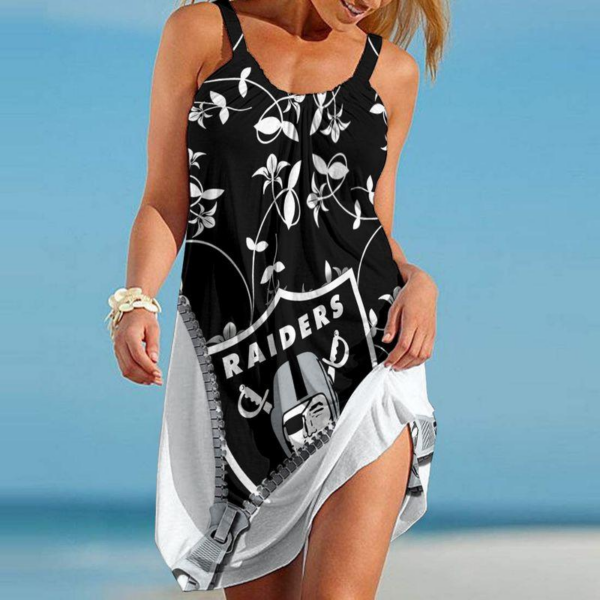 Las Vegas Raiders Limited Edition Summer Beach Dress