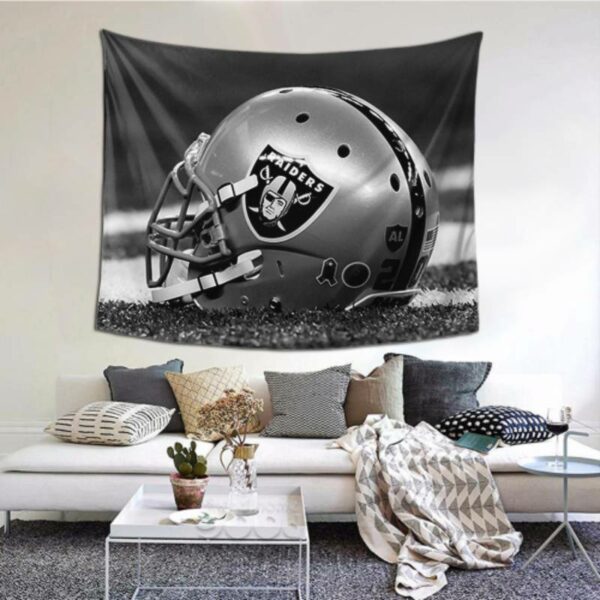 Las Vegas Raiders tapestry as Wall Art Decor for Bedroom