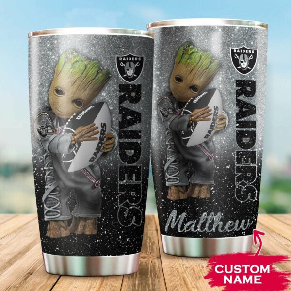 Las Vegas Raiders Tumbler Custom Groot