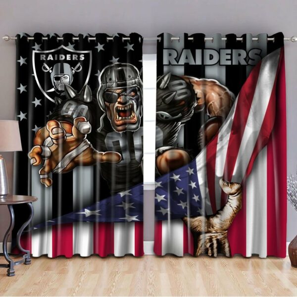 NFL Las Vegas Raiders Mascot Curtain