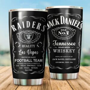 Oakland Raiders Jack Daniel's Tumbler