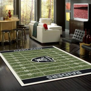 NFL Oakland Raiders Carpet Living Room Rugs