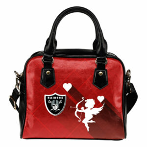 Superior Cupid Love Delightful Oakland Raiders Shoulder Handbags