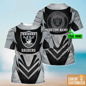 NFL Las Vegas Raiders 3D Tshirt Custom