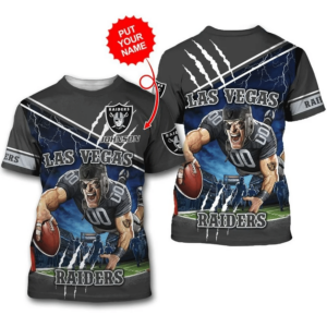 NFL Las Vegas Raiders Style Tshirt 3D Print