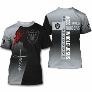 NFL Las Vegas Raiders NFL Tshirt 3D Print Hot Trends