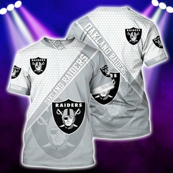 NFL Las Vegas Raiders Men Women Tshirt 3D Print New Trends