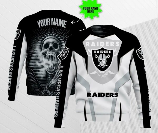 Oakland Raiders Fan Sweatshirts Custom 3D