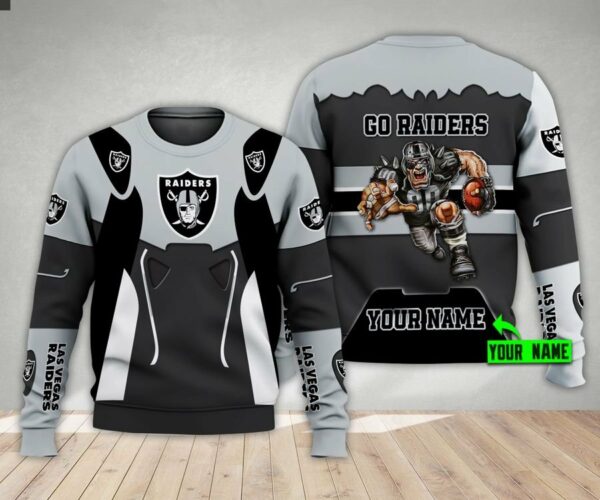 Oakland Raiders Fan Sweatshirts 3D Print Full