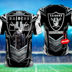 NFL Las Vegas Raiders Men Women Tshirt 3D Print For Fans