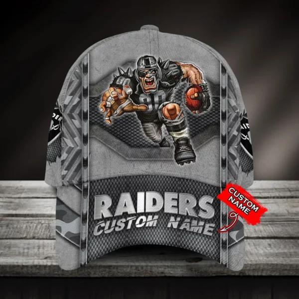 Las Vegas Raiders NFL Cap Personalized Mascot