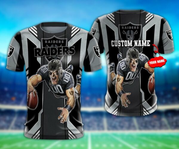 NFL Las Vegas Raiders Men Women Tshirt 3D Print Trending