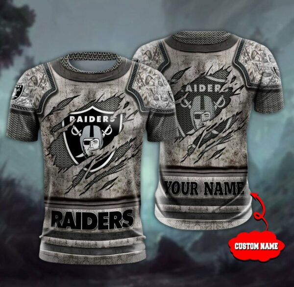 NFL Las Vegas Raiders Men Women Tshirt 3D Print Full
