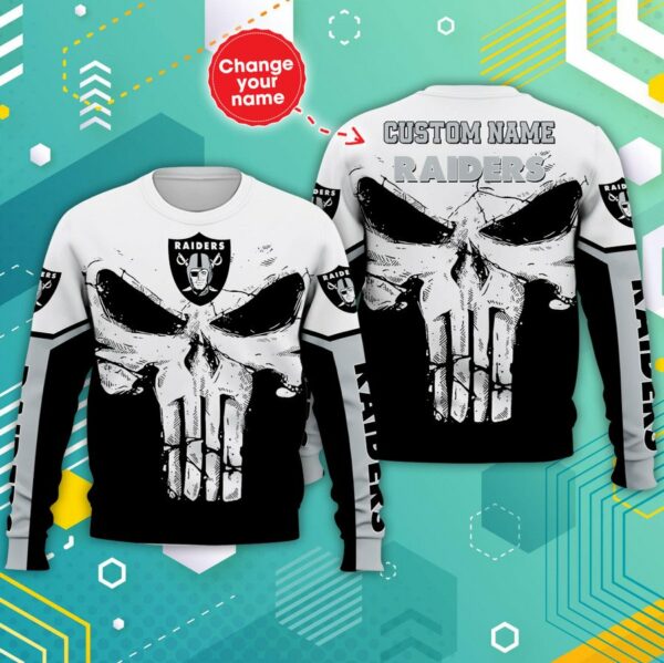 Oakland Raiders Fan Sweatshirts Custom Trending