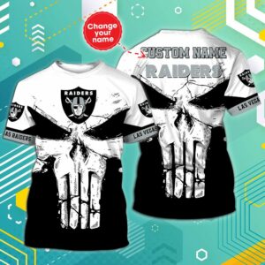 NFL Las Vegas Raiders Men Women Tshirt 3D Print