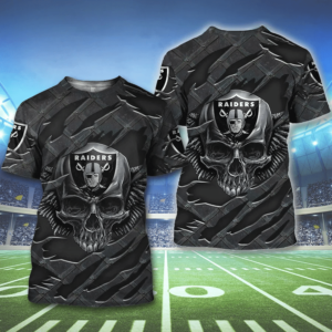 NFL Las Vegas Raiders Men Women Tshirt Custom 3D Print