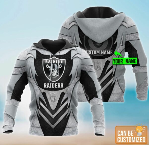 Las Vegas Raiders All-over Print Hoodie T-Shirt Zip Hooded Sweatshirt