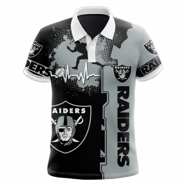 Las Vegas Raiders Beating Curve Polo Shirt