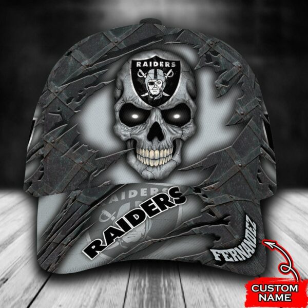 Las Vegas Raiders NFL CAP PERSONALIZED SKULL