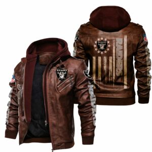 NFL Oakland Raiders Leather Jacket For Fans Trends
