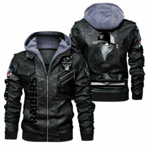 NFL Oakland Raiders Leather Jacket For Fans