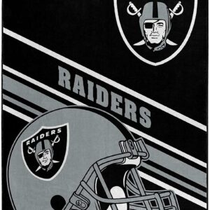 Nfl Team Logo Throw Las Vegas Raiders Fleece Blanket