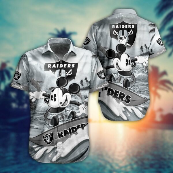 Oakland Raiders Mickey NFL Hawaiian Men Women