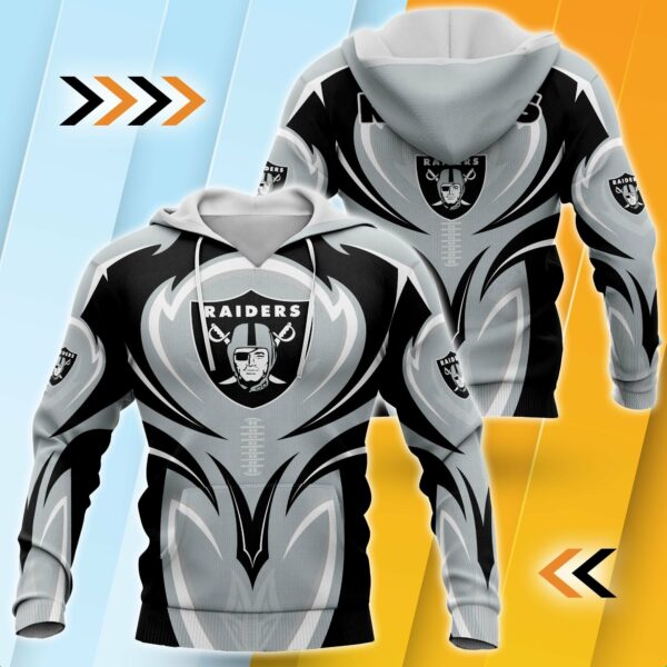 Oakland Raiders NFL 3D Hoodie Men Women