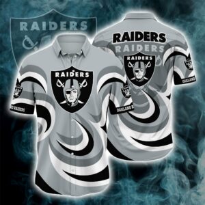 Oakland Raiders NFL Hawaiian Shirt Men 3D Clothing