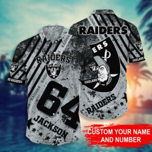 Oakland Raiders NFL Personalized Hawaii Shirt