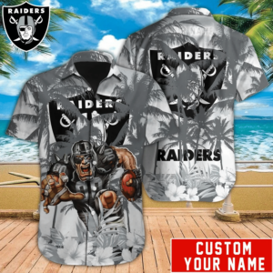Raiders NFL Hawaiian Shirt Men Trending