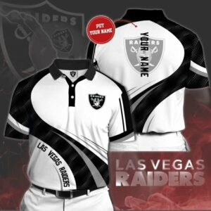 Personalized Las Vegas Raiders Men Polo Shirt