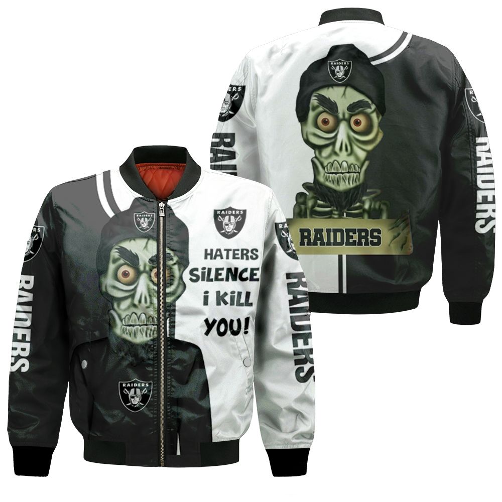 Oakland Raiders NFL 3D Bomber Jacket Men - T-shirts Low Price