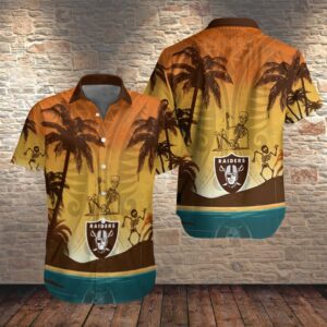 Las Vegas Raiders American Flag Summer 3D Hawaiian Shirt Best For Fans  Beach Gift For Men And Women - Banantees