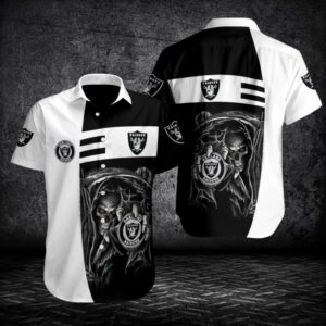 Las Vegas Raiders Custom Name NFL Hawaiian Shirt And Shorts Gift For Men  And Women Fans - Banantees