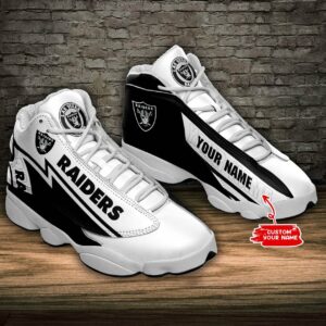 Las Vegas Raiders Air Jordan 13 Shoes - Inktee Store